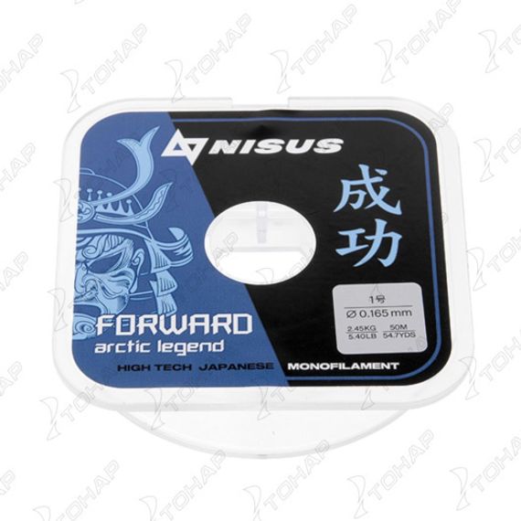 Леска FORWARD ARCTIC LEGEND 0,165mm/50m Nylon Transparent (N-FAG-0.165-50) Nisus