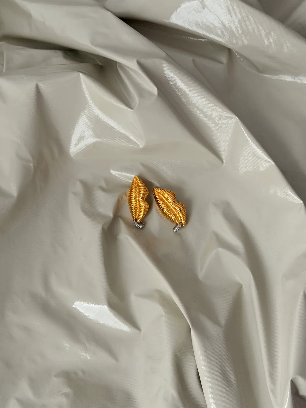 Серьги Lips, Золотой