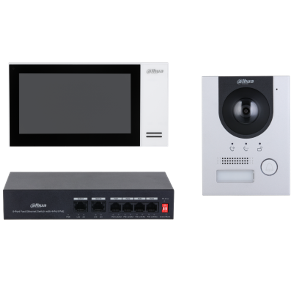 Комплект IP видеодомофона Dahua DHI-KTP01L(S)