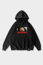 Худи SHMOT "UMA THURMAN" GARMENT DYE Черный