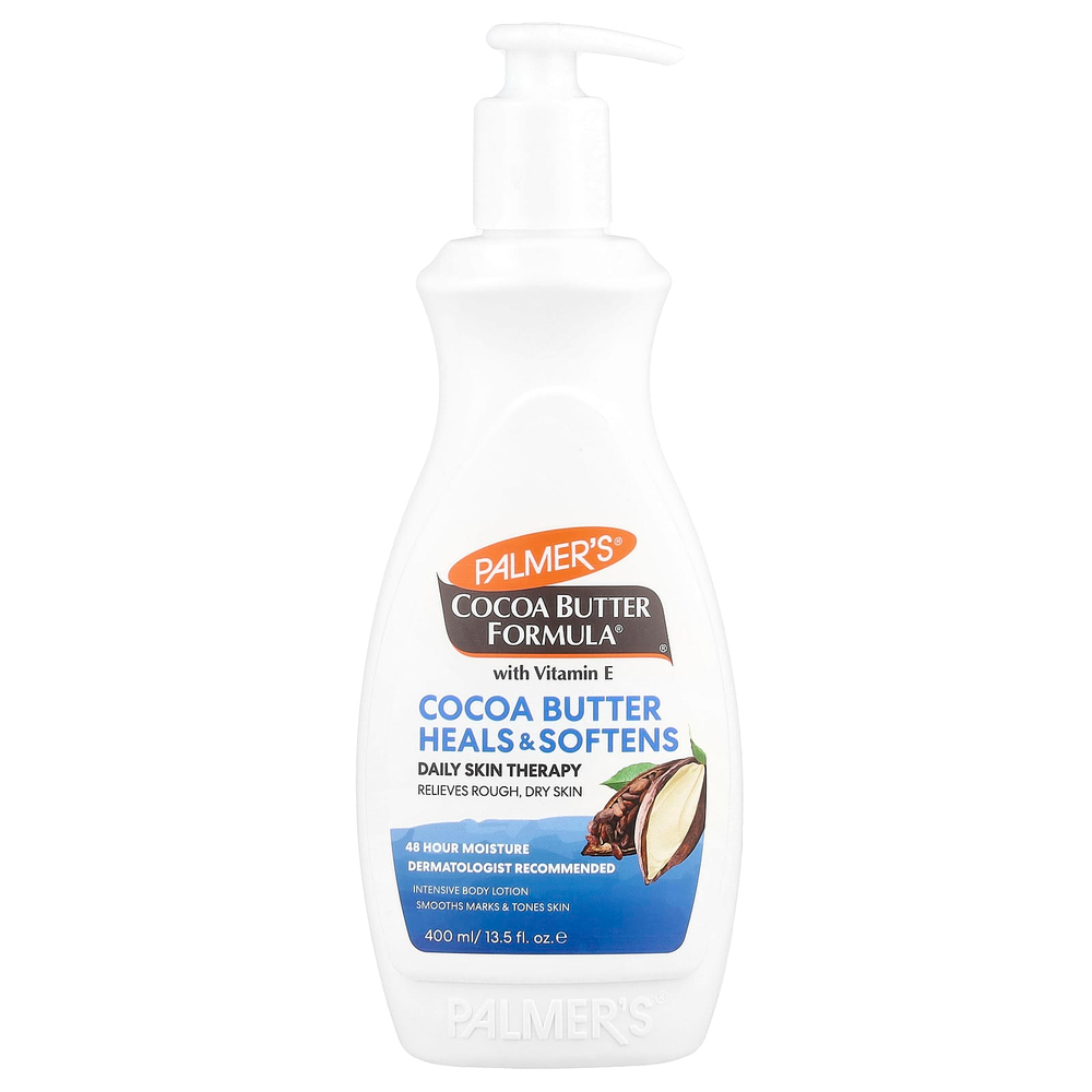 Palmer's, Cocoa Butter Formula® с витамином E, ежедневное заживление и смягчение кожи, 400 мл (13,5 жидк. Унции)