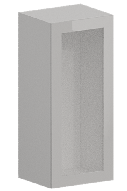 Кухня Модуль ШВС 409 Графит / Белый Софт