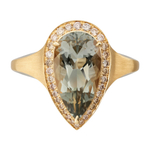 Кольцо с Аметистом и Бриллиантами, Эмаль, R0143-21/2