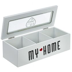 GAEM Шкатулка для чайных пакетиков, L23 W9 H7 см