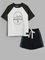 Спортивный костюм для мальчика с шортами в школу