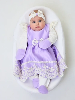 платье для новорожденной на выписку