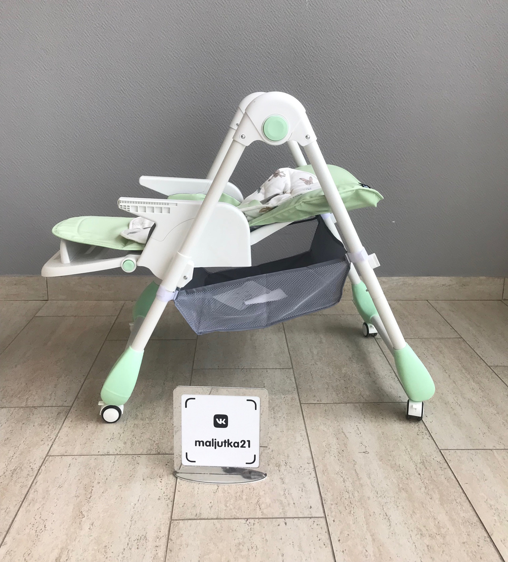 Стул детский для кормления COSTA Mia (ЗЕЛЕНЫЙ/green MI-01)