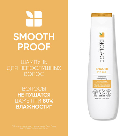 Matrix Biolage SmoothProof Шампунь выпрямляющий, для сухих и вьющихся волос, 250 мл