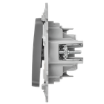 FLITE Выключатель 1-клавишный с индикацией 10А ВС11-1-1-ФлС серый IEK