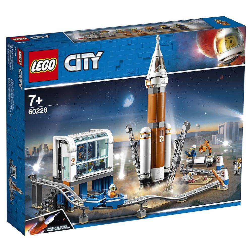 Космическая ракета и пункт управления запуском City Space Port LEGO