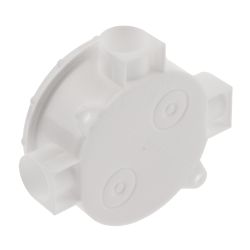 Распаячная коробка ЭРА KOR-70-35-3-w открытой установки белая 70х35мм трехрожковая IP42