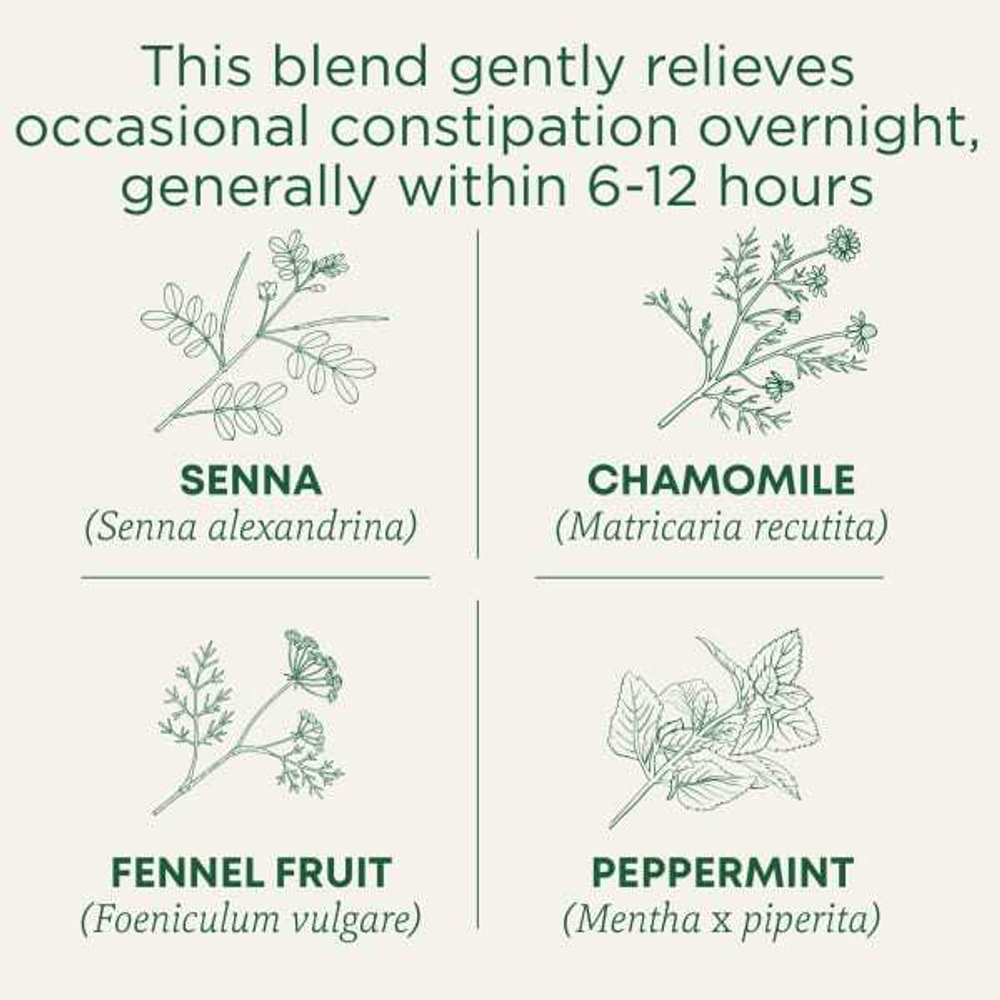 Traditional Medicinals, Organic Smooth Move®, сенна и ромашка, без кофеина, 16 упакованных чайных пакетиков, 32 г (1,13 унции)