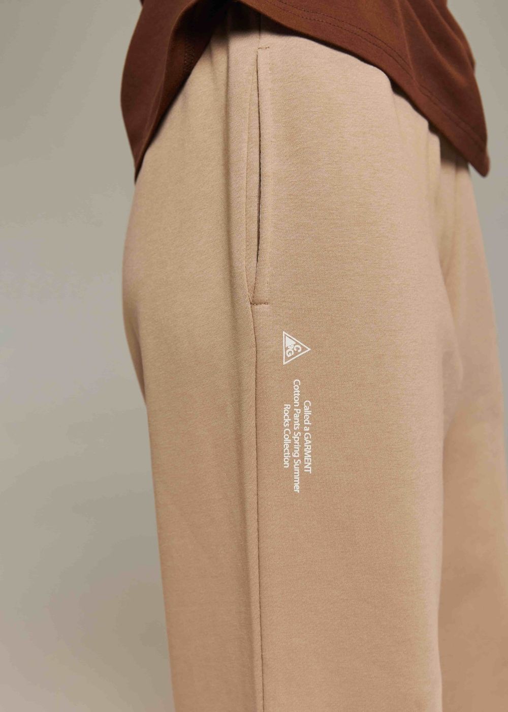 Брюки Called a Garment Rocks cotton Бежевые