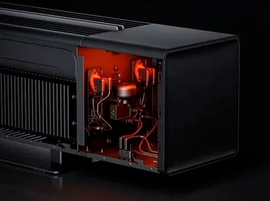 Умный электрический обогреватель Xiaomi Mijia Baseboard Electric Heater Graphene Heating Simulated Flame Edition 2200W ( TJXDNQ06ZM)