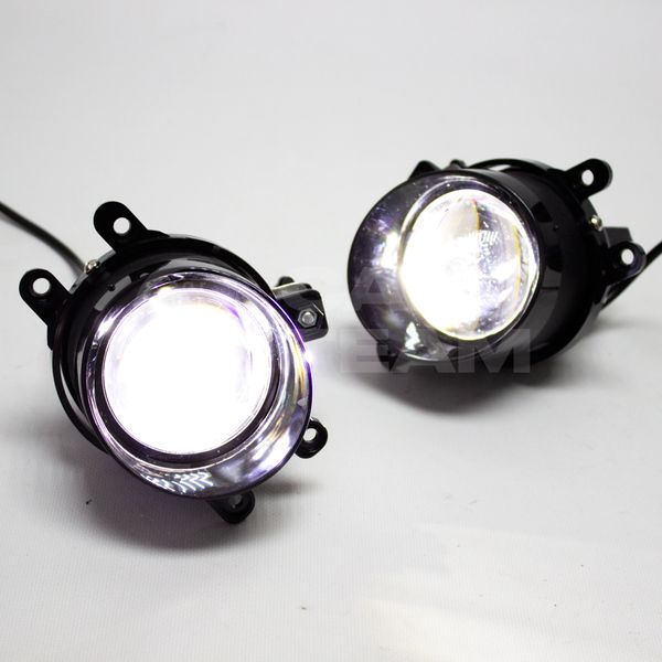 Противотуманные фары (ПТФ) WD-016 Toyota Land Cruiser, Camry, Rav4, Alphard, Avensis, Lexus LX570, GS, IS, RX "ZMB" лазерные с Bi-LED модулем, белый/желтый свет