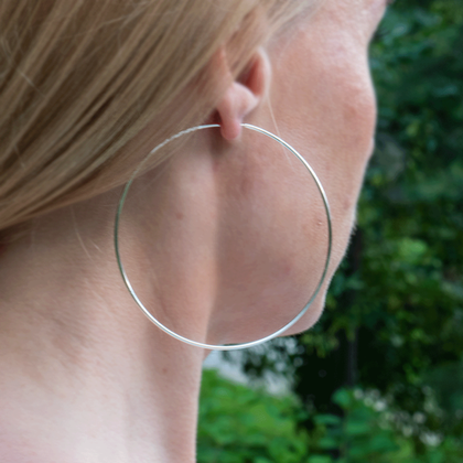 Серьги-конго 75 мм