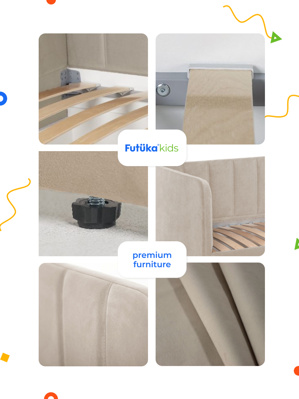 Диван - кровать 180х90 см Crecker ткань Микровелюр