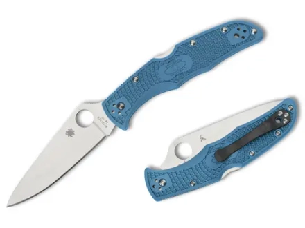 Нож складной Spyderco C10FPBL Endura 4 Flat Ground Blue