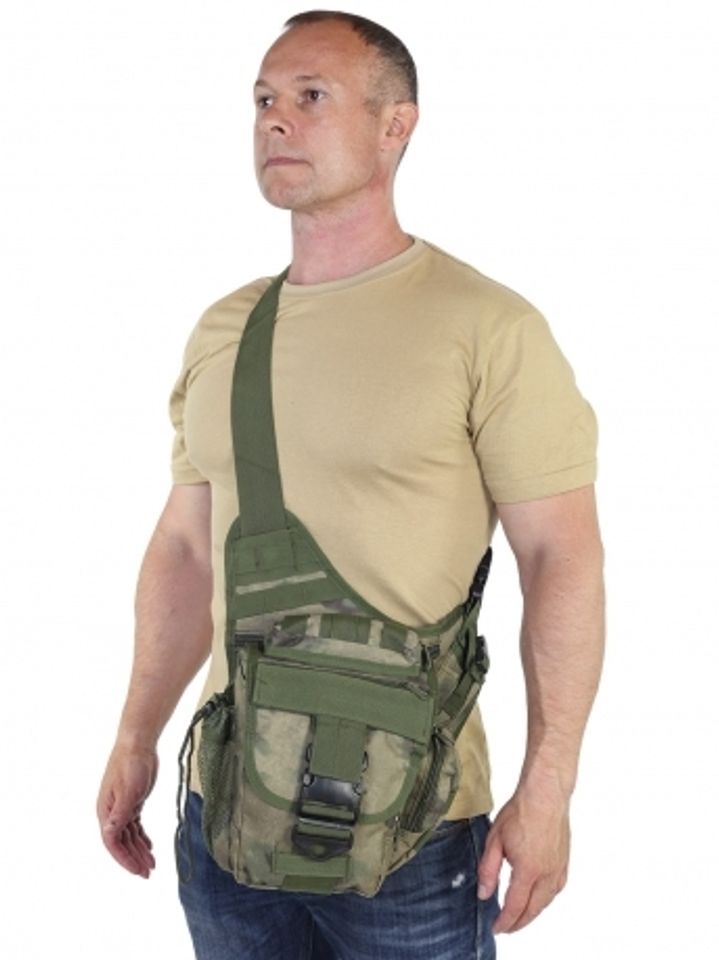 Сумка тактическая через плечо (мох)