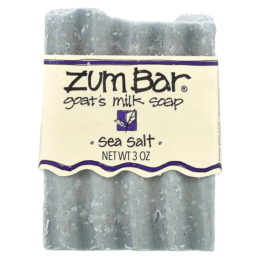 ZUM, Zum Bar, мыло с козьим молоком, морская соль, 3 унции
