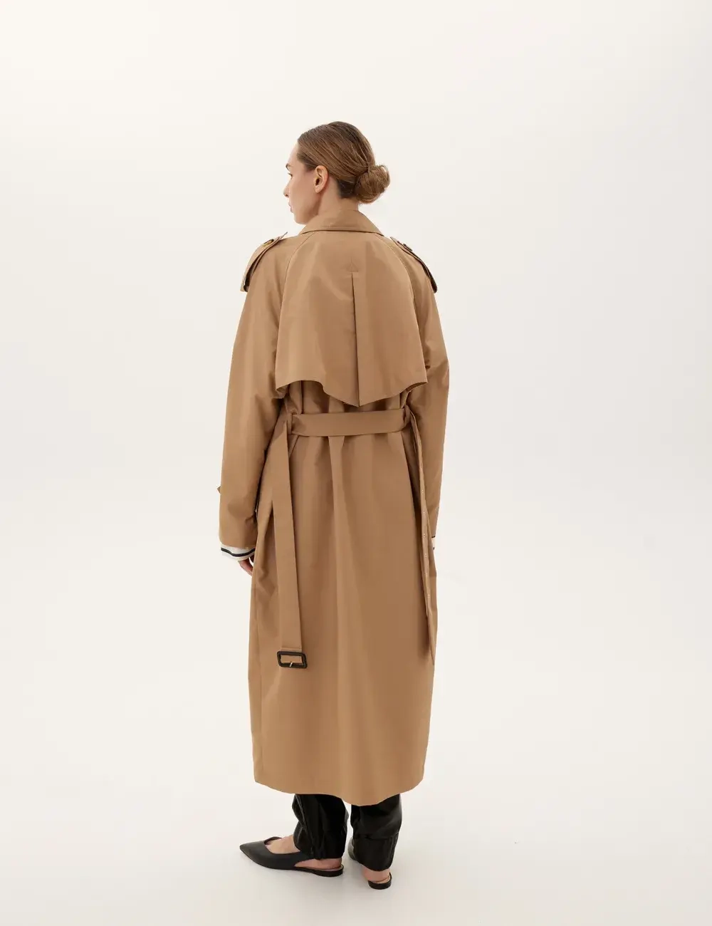 Плащ, бежевый