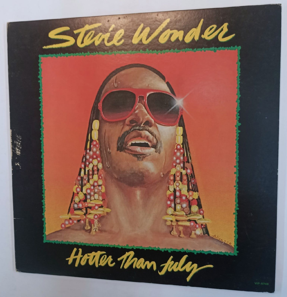 Винтажная виниловая пластинка Stevie Wonder Hotter Than July (Japan 1980)