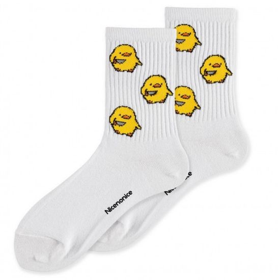 Носки Nicenonice Classic "Цыпленок с ножом 2.0" (Белый,  35-40)