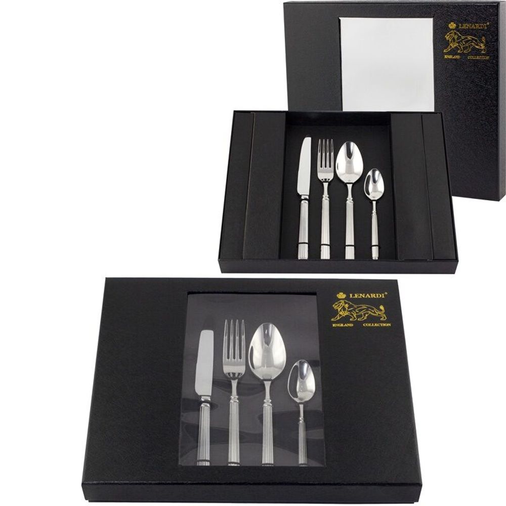 Lenardi 197-013 Набор столовых приборов 24пр. в под.уп.(х8)