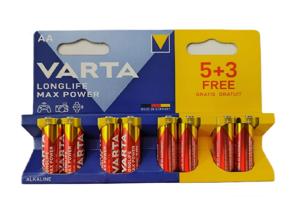 Varta LR 03 4706 LONGLIFE красная BL-8 уп.160
