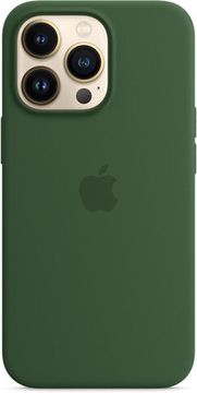 Чехол Apple Silicone Case with MagSafe for iPhone 13 Pro, «зелёный клевер»
