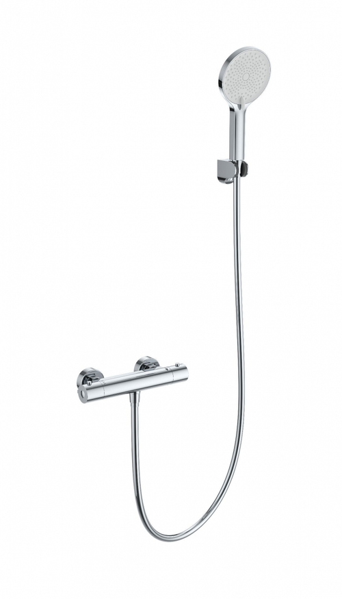 Смеситель для душа с термостатом WONZON & WOGHAND INN 3, Хром (WW-B2012-A-CR)
