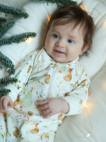 Комбинезон растущий на молнии "Новогодний лес"
