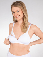 Гладкий бюстгальтер для кормления с отстегивающимися чашечками (Размер: 75B) (Цвет: грязно-синий)