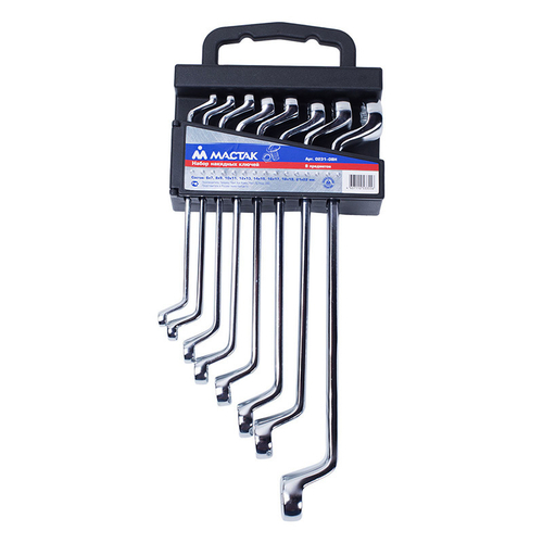 МАСТАК (0231-08H) Набор накидных ключей, 6-22 мм, 8 предметов