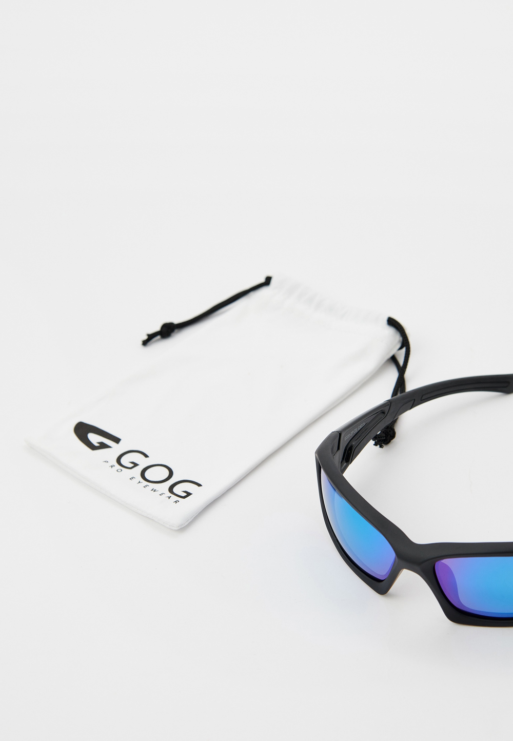 Спортивные очки GOG Samum / Matt Black-Black / Polarized White-Blue Lens