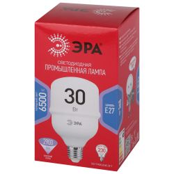Лампа светодиодная ЭРА RED LINE LED POWER T80-30W-6500-E27 R E27 R 30 Вт колокол холодный белый свет | Лампы cветодиодные POWER