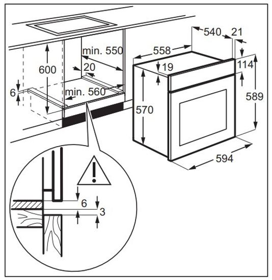 Электрический духовой шкаф Electrolux OPEB 4230 X