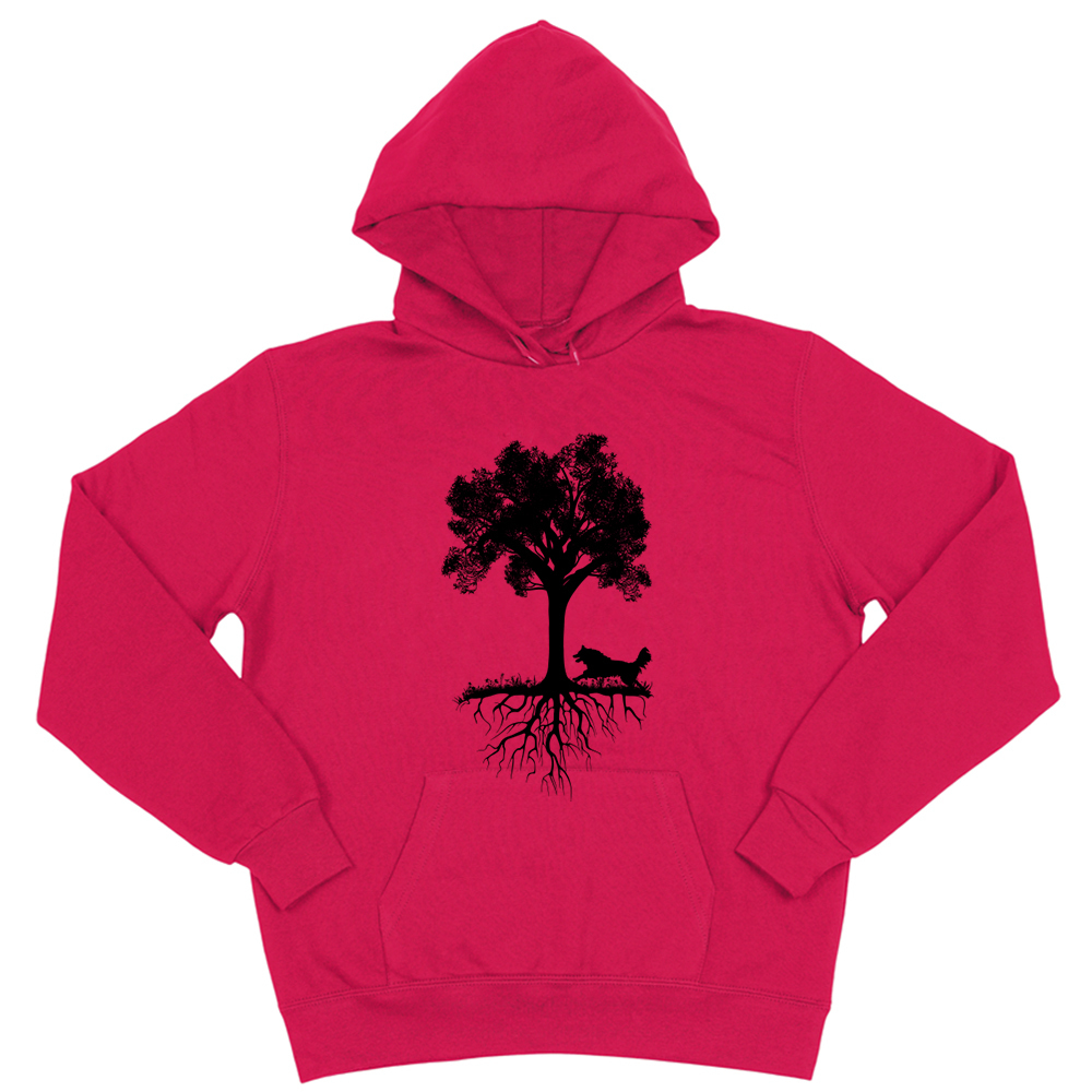 Толстовка "Колли у дерева"