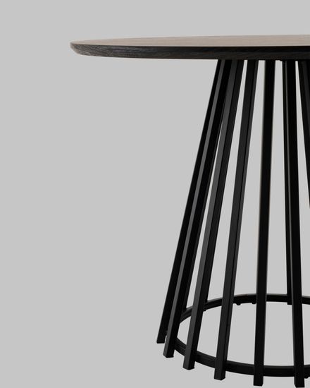 Стол обеденный Daphne 100*75 см темное дерево