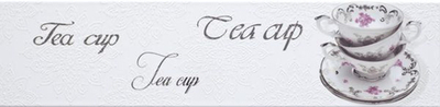 Декор Decor Veronica Brillo Tea Cup Blanco