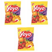 Конфеты желейные Yoyo Jelly Ассорти фруктовое 80 г, 3 шт