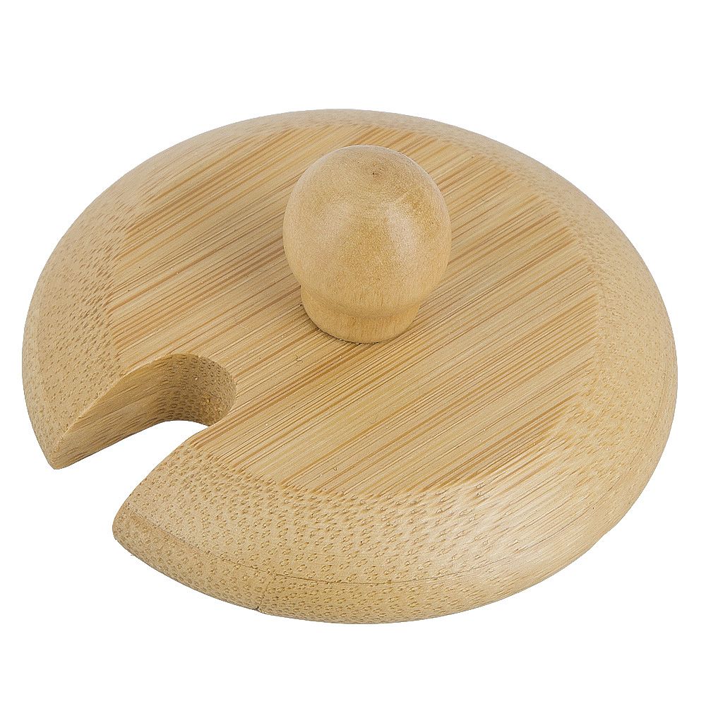 Набор из 2х банок с ложками на бамбуковой подставке " " v 350мл 20х10х17см