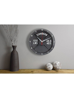 часы Блин штанги motivation clock 10 Декор для дома, подарок