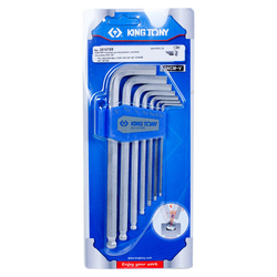 Набор дюймовых шестигранников 3/32&quot;-3/8&quot;, с шаровым окончанием, 7 предметов KING TONY 20107SR