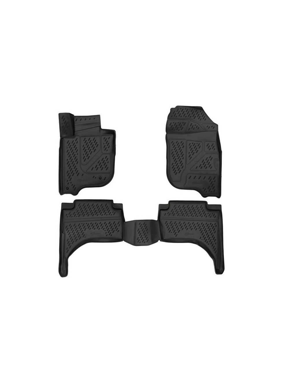 Коврики в салон для MITSUBISHI L200 (V, Vr), 2015-, 4 шт. (Повышенная устойчивость, повышенная износостойкост FORMAT.CARMIT00001