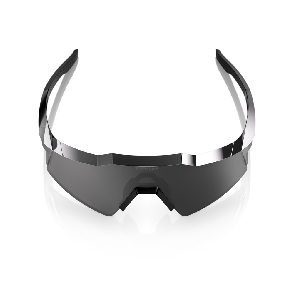 Спортивные очки 100% SPEEDCRAFT SL Soto 1 Polished Black Chrome - HiPER Mercury Mirror Lens