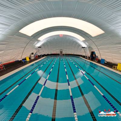 Воздухоопорный купол «Простор 3» 70×50×20 м — из ПВХ универсальный