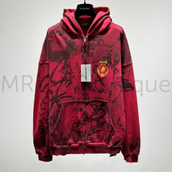 Худи на замке Balenciaga Skater Zip Up