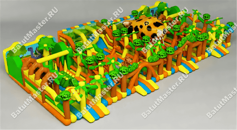 Коммерческий надувной батут "Остров фантазий"