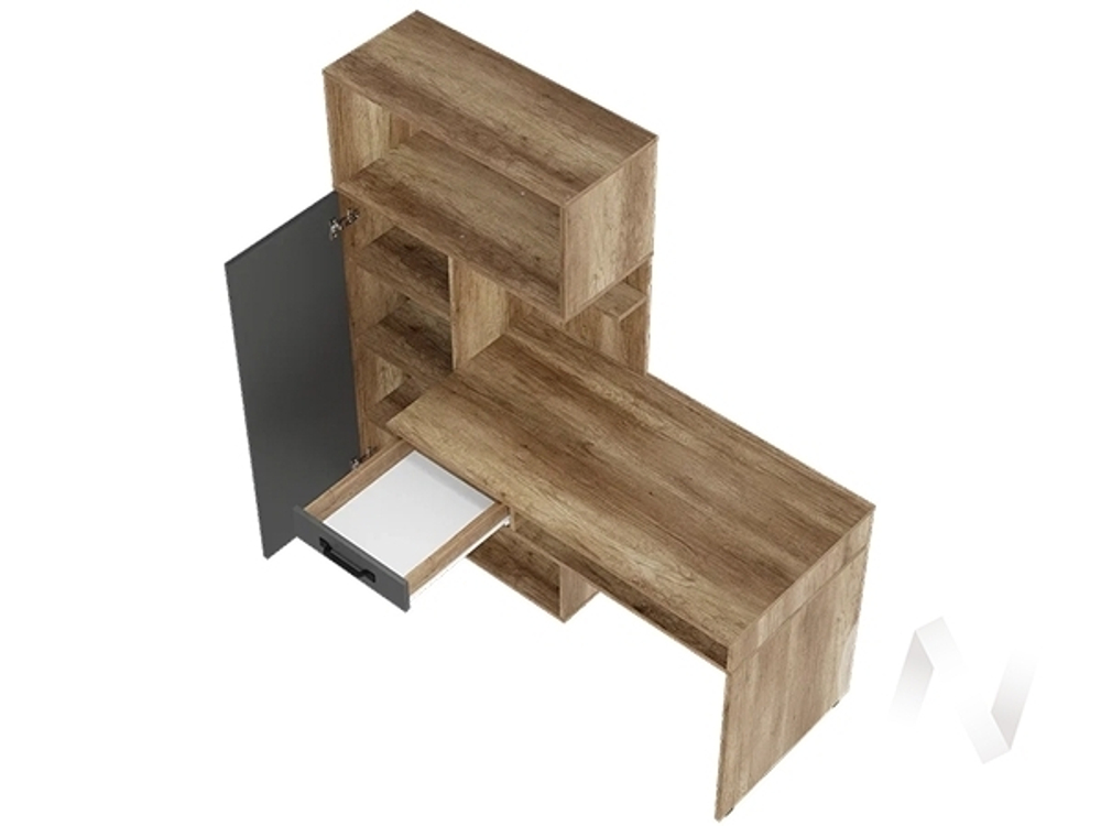 Стол письменный ПС-02 Прима (дуб каньон/графит)